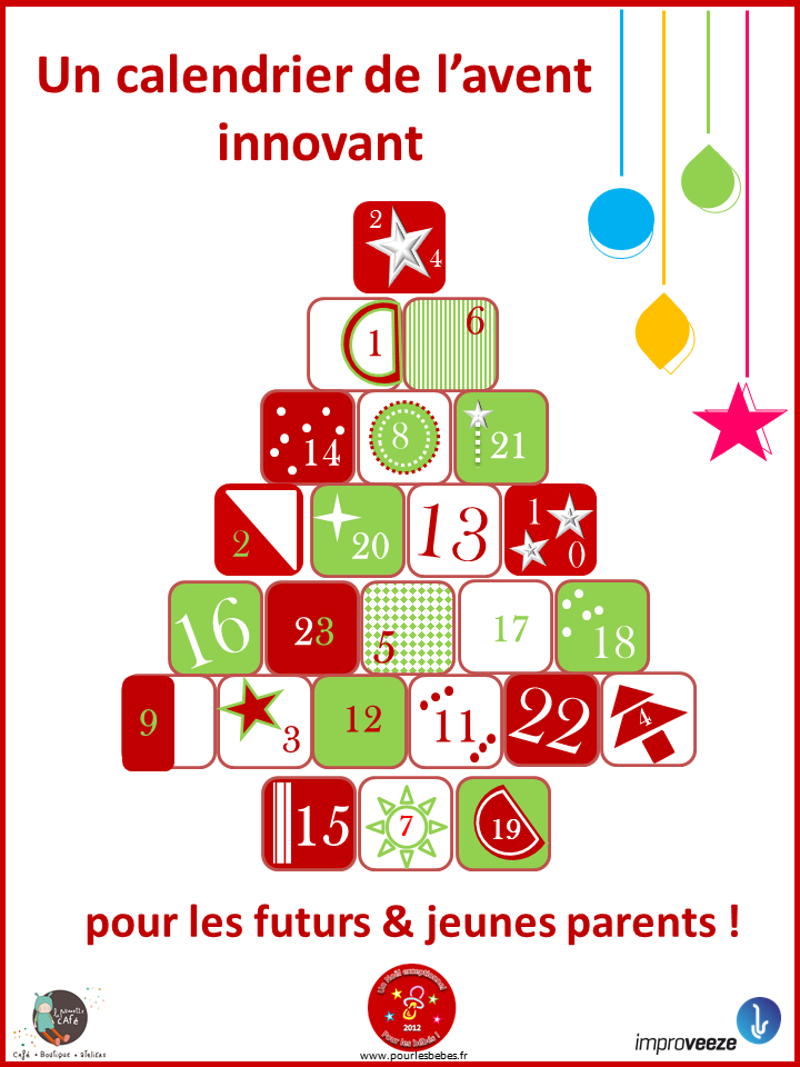 Calendrier de l'avent bebes Calendrier de l'avent bebes
