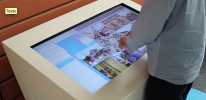 Presentation interactive sur ecran tactile