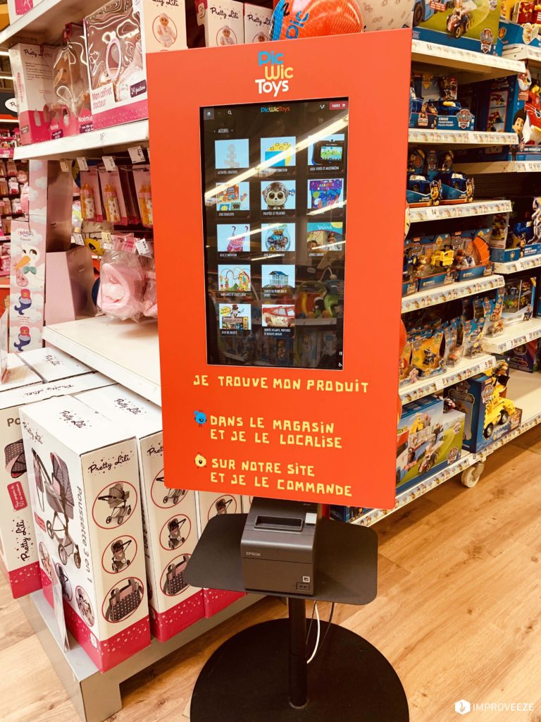 PicWicToys, une borne interactive